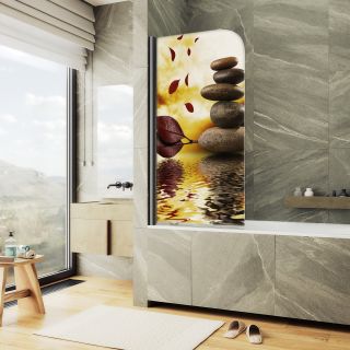 Шторка на ванну MaybahGlass ФП008 MGV-928-ФП008-6 60см фотопечать